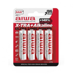 AIWA Batteries Blister 4x AAA AB-AAALR03/4