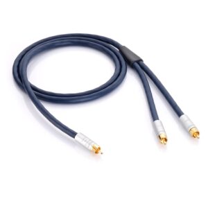 In-Akustik Coaxial Subwoofer Cable Exzellenz Connect 212 Sub-Y, RCA - 2 RCA, 3 m