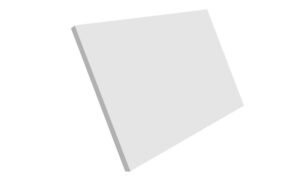 Unnu Wooden Door, White