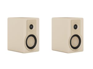 DALI Bookshelf Speaker Kupid, Caramel White, 2 Pcs