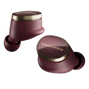 Bowers & Wilkins Noise-Cancelling Wireless Headphones Pi8, Dark Burgundy